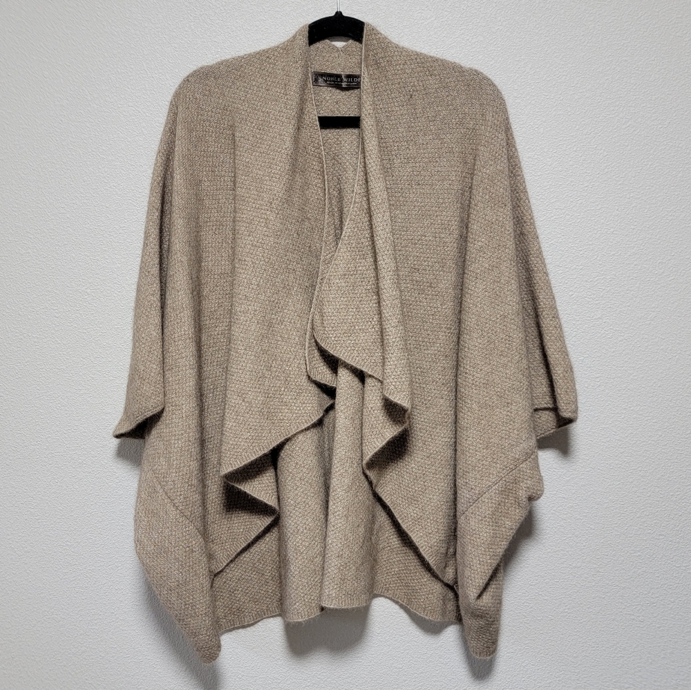 Noble Wilde New Zealand Longline Wrap In Oyster - Picture 2 of 9